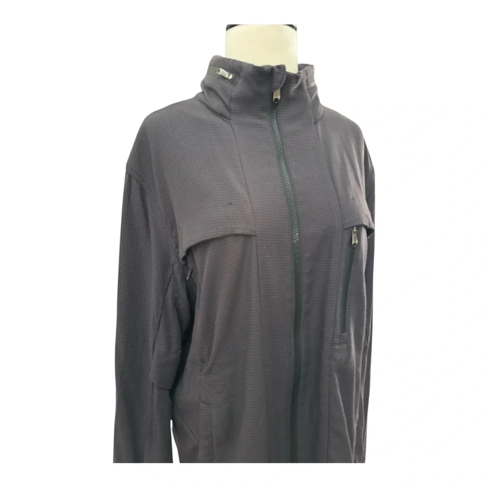 Lululemon Relay Jacket Men’s Large L Houndstooth Swift Mojave Packable‎ Hood